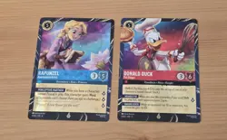 Disney Lorcana Rapunzel Donald Duck Promo Cards 2026 Festival of Arts Exclusive - Image 1