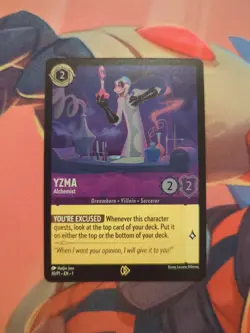 Yzma Alchemist 10/P1 Foil Promo Disney Lorcana The First Chapter Organised Play - Image 1