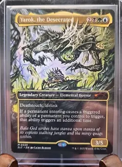 Yarok, the Desecrated Secret Lair: An Encyclopedia Of Magic MTG Regular NM - Image 3