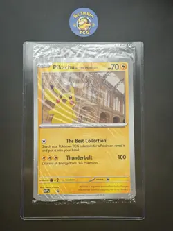 Pokemon x Natural History Museum Pikachu Jumbo Promo Card Sealed TRUSTED SELLER - Image 1