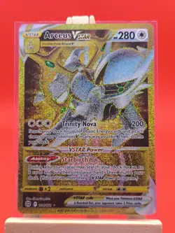 Arceus VSTAR 184/172 Brilliant Stars Gold Secret Rare Pokemon Card - Image 2