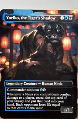 Yuriko, the Tiger's Shadow Proxy Card with Custom designed art - Image 1