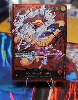 Monkey D Luffy ST21-001 Learn Together Promo Deck Leader One Piece Card English - Image 1