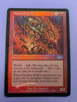 MTG Magic The Gathering: Legions: Unstable Hulk Foil #115/145 Rare - LP - Image 1