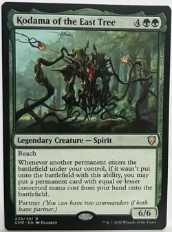 Kodama of the East Tree 0227 Non Foil Rare Bloomburrow Commander MTG NM - Image 1