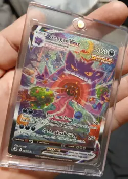 2021 Pokemon-Gengar VMAX #271 Fusion Strike-Secret Rare Holo (Damaged) Alt Art - Image 1