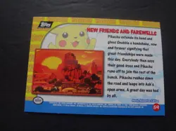 1999 Topps Pokemon First Movie New Friends Farewells Silver Foil #59 Black Logo - Image 2