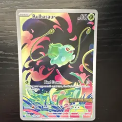 Pokemon Bulbasaur 133/132 Stamped ME01: Mega Evolution Illustration Rare - Image 1