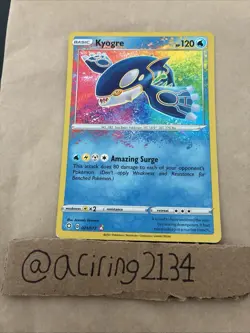 2021 Pokemon Tcg Shining Fates Kyogre Amazing Rare 021/072 Sp - Image 1