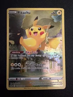 Pikachu GG30/GG70 Galarian Gallery Holo Pokemon 2023 Crown Zenith NM - Image 1