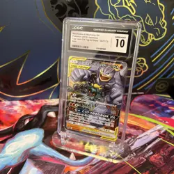 CGC 10 Pokemon Japanese Marshadow & Machamp GX Tag Team All Stars #42 - Image 1