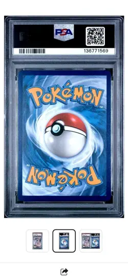 2025 Pokemon Team Rocket's Nidoking ex Special Illustration Rare 233/182 PSA 10 - Image 2