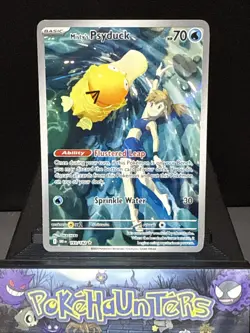 Pokemon Card Card Misty's Psyduck 193/182 Destined Rivals Illustration Rare NM - Image 1