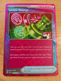 Unfair Stamp (Stamped) - 165/167 (Prize Pack Series Cards) - Near Mint NM - Image 1