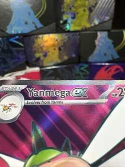 Pokemon TCG Yanmega EX Holo Card Destined Rivals Ultra Rare 206/182 - Image 3