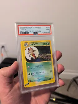 Ledian Japanese Split Earth 1st Edition PSA 9 Mint Pokemon Card - Image 2