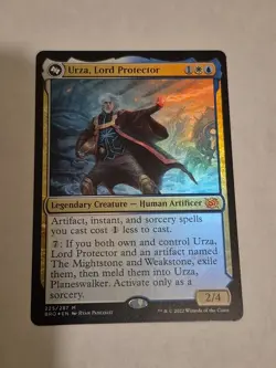 1x FOIL URZA, LORD PROTECTOR The Brothers' War BRO Magic MTG NM x1 - Image 1