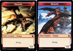 Dragon (0016) / Dragon (0017) Doubled-Sided Token [Foundations] MTG 🔥 - Image 4