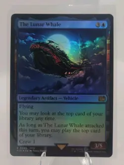 The Lunar Whale #0060 R Foil MTG Final Fantasy NM - Image 1