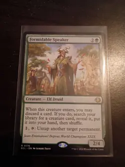 Magic the Gathering Formidable Speaker Lorwyn Eclipsed Regular - Image 1