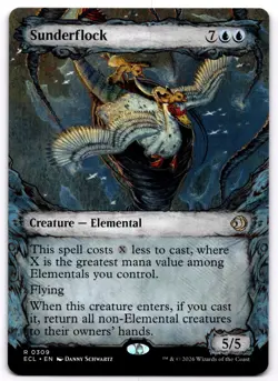 Sunderflock (Showcase) R Lorwyn Eclipsed 309 ECL - Image 1