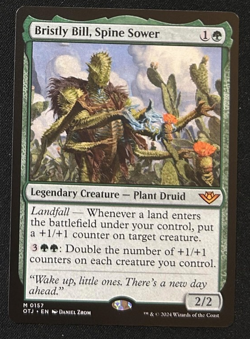MTG Bristly Bill, Spine Sower Outlaws of Thunder Junction 157 - Image 1