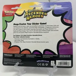 Pokemon Ascended Heroes Tech Sticker Collection Charmander New Sealed - Image 2