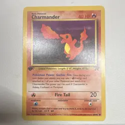 Pokemon Charmander 50/82 Team Rocket 1st Edition Regular Common - Image 1