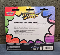 Pokemon TCG Ascended Heroes 3 Pack Blister Pack Gastly Tech Sticker Collection - Image 2