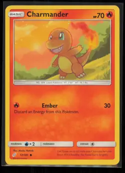 Charmander 12/181 Pokemon Team Up Common Near Mint - Image 1