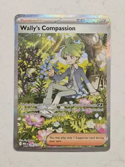 2025 Pokemon TCG Mega Evolution #186 Wally's Compassion SIR Illustration Rare - Image 1