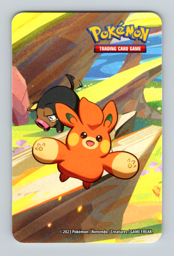 Pokemon TCG - Paldea Friends Mini Tin STICKER [Pawmi & Lechonk] - Image 1