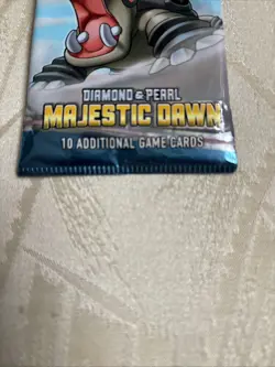 Pokemon Hippowdon Diamond & Pearl Majestic Dawn Booster Pack Unweighted Vintage - Image 3