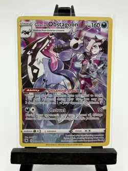 Pokemon TCG Galarian Obstagoon TG10/TG30 Astral Radiance Holo Rare - Image 1