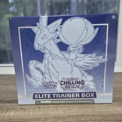 Pokemon TCG - SWSH Chilling Reign ETB Elite Trainer Box - [ICE RIDER CALYREX] - Image 1