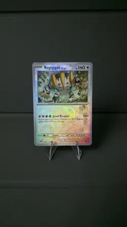 Regigigas 086/131 Master Ball Pattern Prismatic Evolutions Pokemon TCG - Image 1
