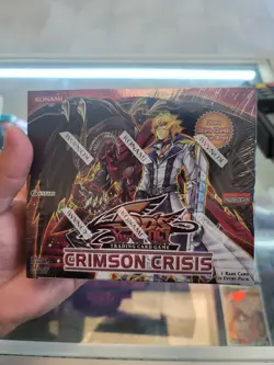 2009 Yugioh Crimson Crisis Sealed Booster Box Unlimited - Image 1
