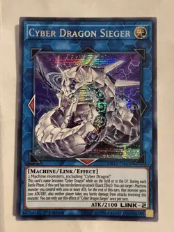 Yugioh! Cyber Dragon Sieger MP19-EN108 Secret Rare 1st Edition NM - Image 1