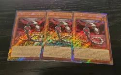 3X CYBER DRAGON CORE Platinum Secret Rare 1st Edition Yu-Gi-Oh - Image 1