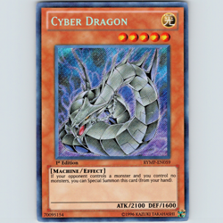 Yugioh Cyber Dragon RYMP-EN059 1st Edition Secret Rare Holo - MP-LP - Image 1