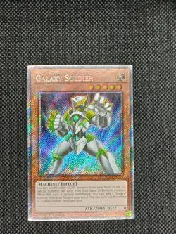 Galaxy Soldier RA04-EN219 Platinum Secret Rare 1st Edition - Yu-Gi-Oh TCG - Image 1