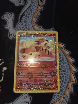 Pokemon Growlithe Rc4/Rc25 Legendary Treasures: Radiant Collection Holo NM - Image 1