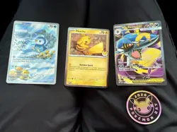 Pokemon 30th anniversary Pikachu Promo Card And Coin With Piplup IR/Sharpedo UR - Image 1