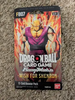 Dragon Ball Super Card Game Fusion World Wish For Shenron 12-card Booster Pack - Image 1