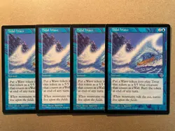 MTG 4x Tidal Wave Mirage Legacy Magic the Gathering Card x4 NM - Image 1