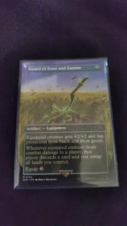 Sword of Feast and Famine - Borderless - Assassin's Creed MTG - Image 1