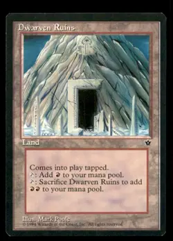 Dwarven Ruins LP Light Play Fallen Empires MTG [8895] - Image 1