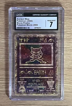 2000 Pokemon Movie Promo Ancient Mew CGC 7 - Image 1