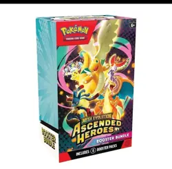 Pokemon Mega Evolution Ascended Heroes Booster Bundle (6 Packs) PRESALE - Image 1