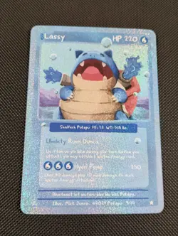 Pokepu Season 1 Blassy Blastoise Holo Pokemon Fan Art Mick Junco Artist - Image 1